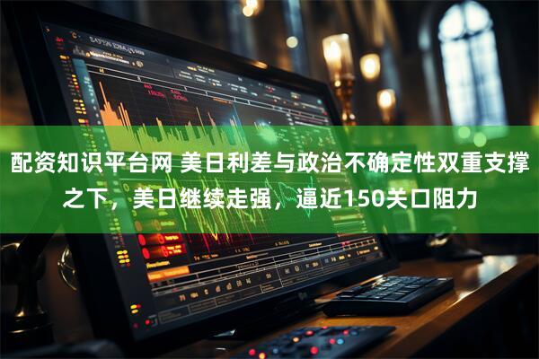 配资知识平台网 美日利差与政治不确定性双重支撑之下，美日继续走强，逼近150关口阻力