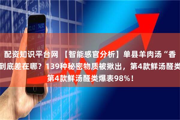 配资知识平台网 【智能感官分析】单县羊肉汤“香”和“鲜”到底差在哪？139种秘密物质被揪出，第4款鲜汤醛类爆表98%！